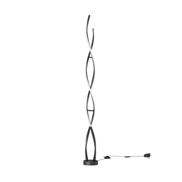 Swirl modern LED floor lamp