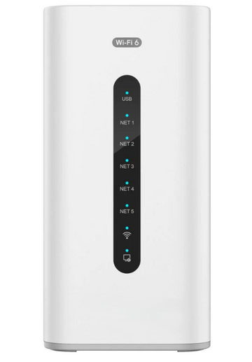 Wi-Fi 6 Dual-Band Gigabit Router with 5 Ethernet Ports & USB Connectivity