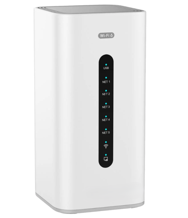 Wi-Fi 6 Dual-Band Gigabit Router with 5 Ethernet Ports & USB Connectivity